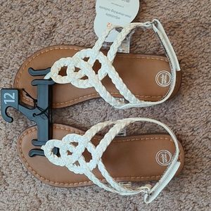 White sandals